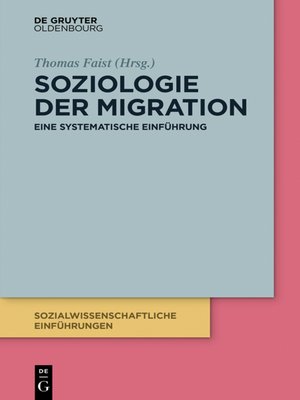 cover image of Soziologie der Migration